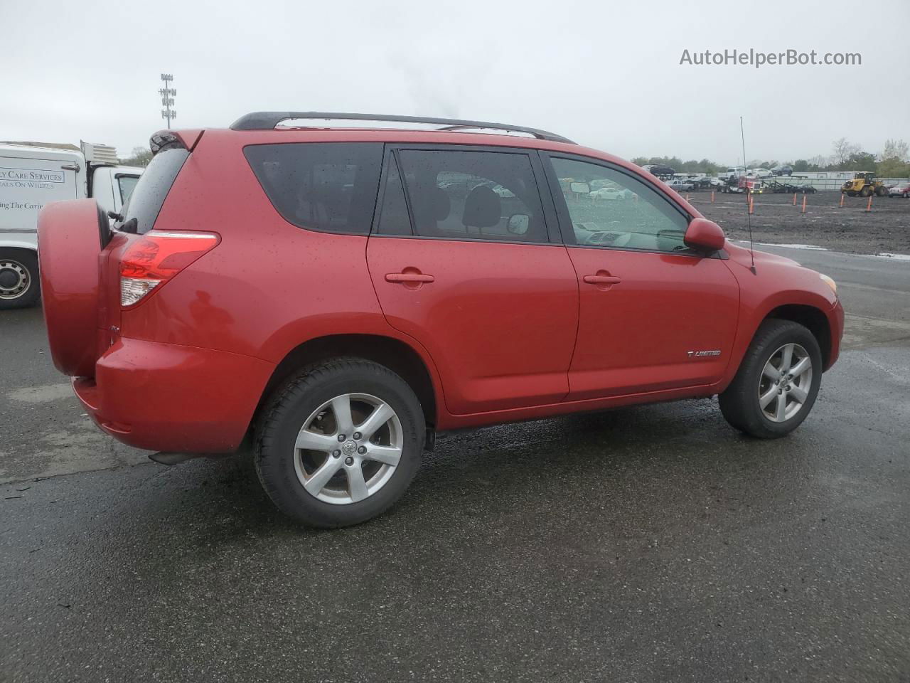 2007 Toyota Rav4 Limited Red vin: JTMBD31V775122571