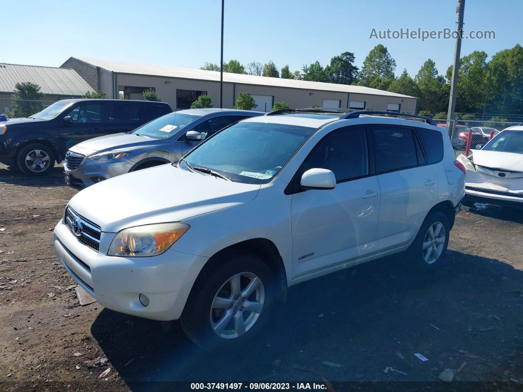 2007 Toyota Rav4 Limited White vin: JTMBD31V875053082