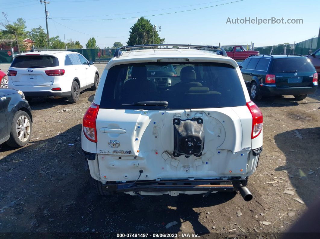 2007 Toyota Rav4 Limited White vin: JTMBD31V875053082