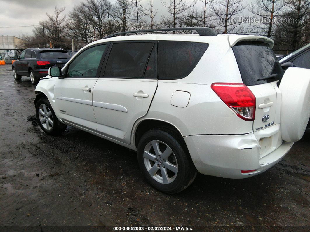 2007 Toyota Rav4 Limited White vin: JTMBD31V875115693