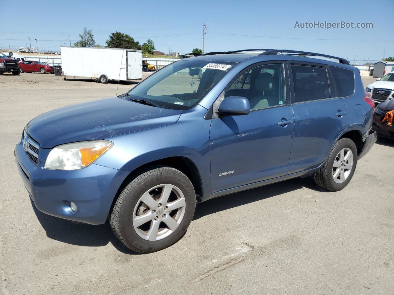 2007 Toyota Rav4 Limited Синий vin: JTMBD31V975055889