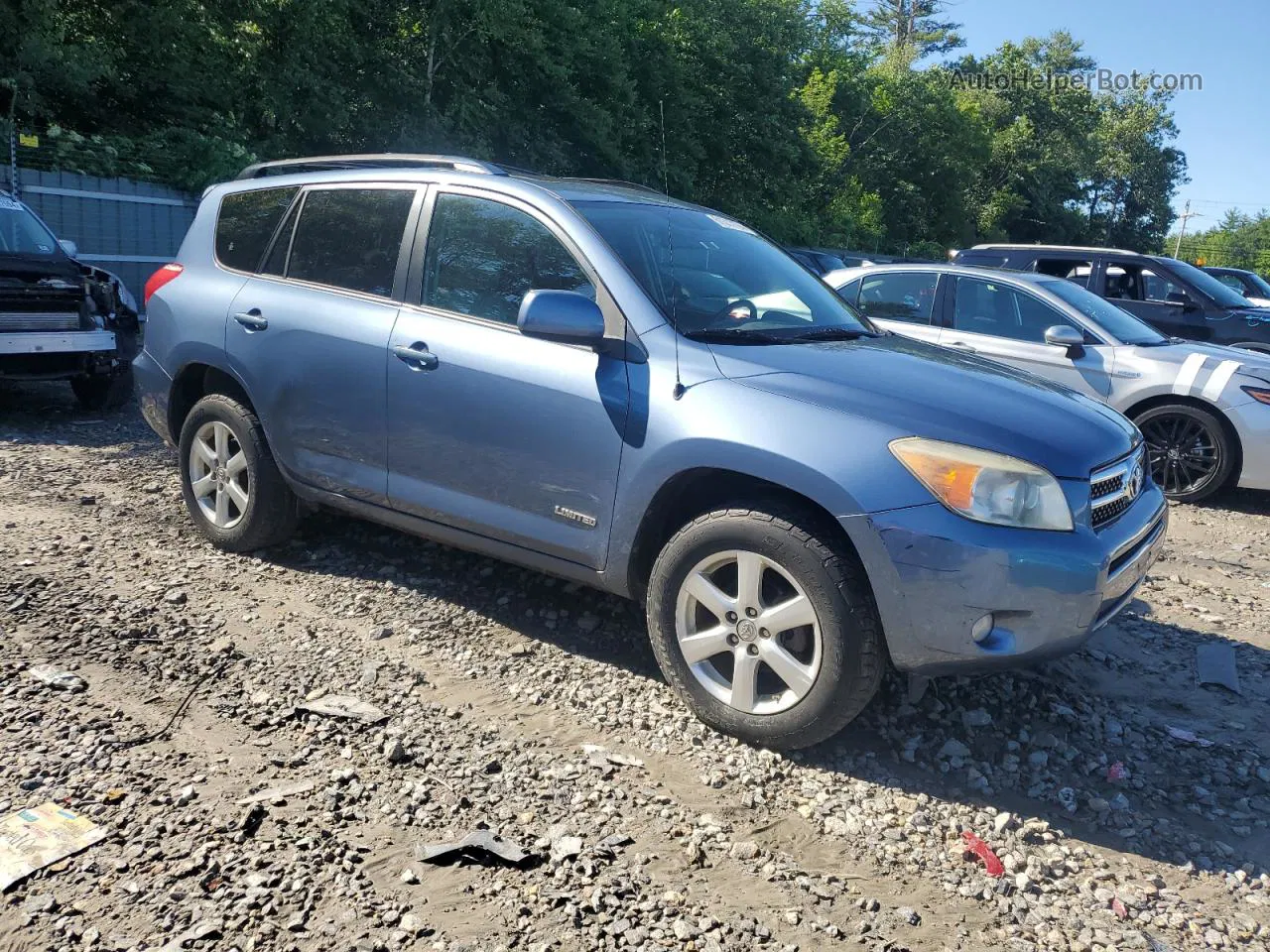 2007 Toyota Rav4 Limited Blue vin: JTMBD31VX76053577