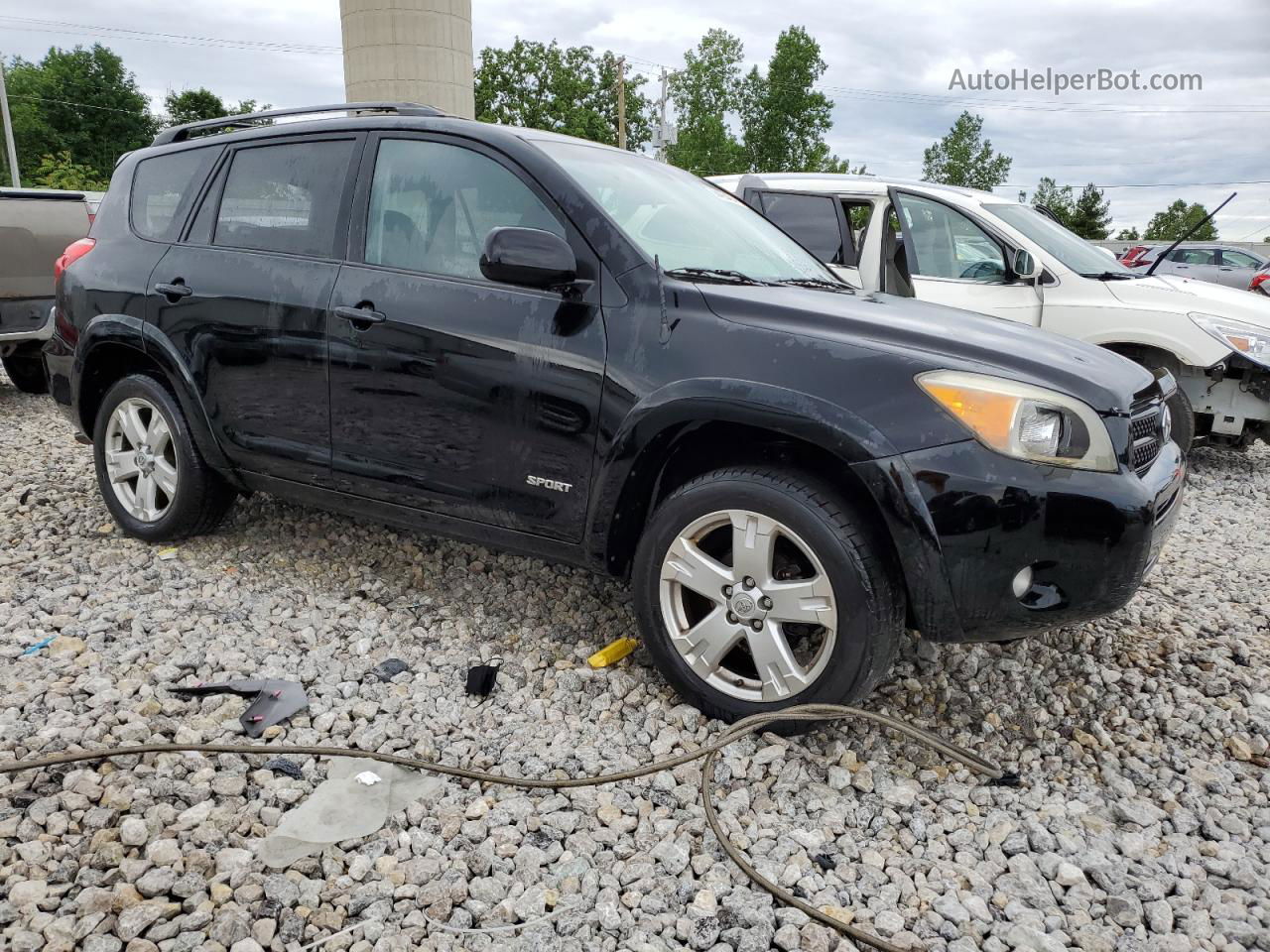 2007 Toyota Rav4 Sport Black vin: JTMBD32V076027360