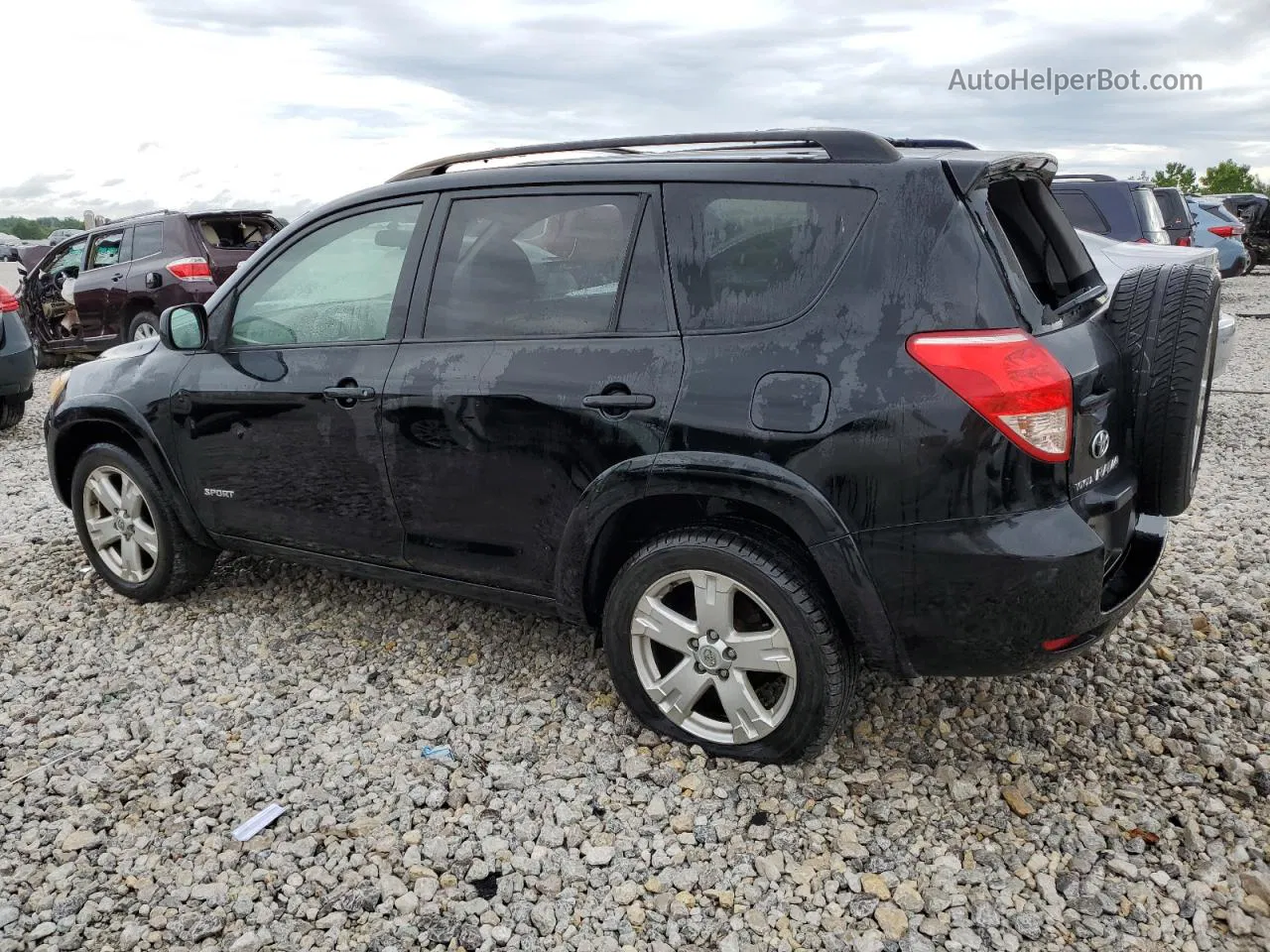 2007 Toyota Rav4 Sport Black vin: JTMBD32V076027360