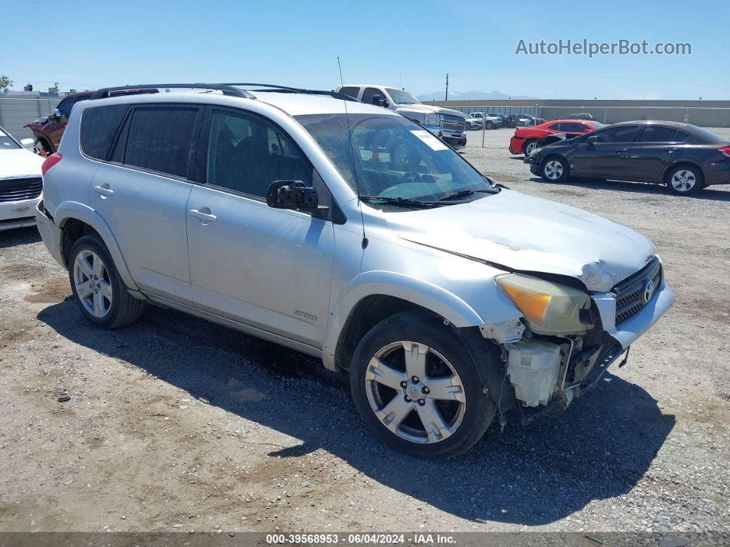 2007 Toyota Rav4 Sport Silver vin: JTMBD32V375059676