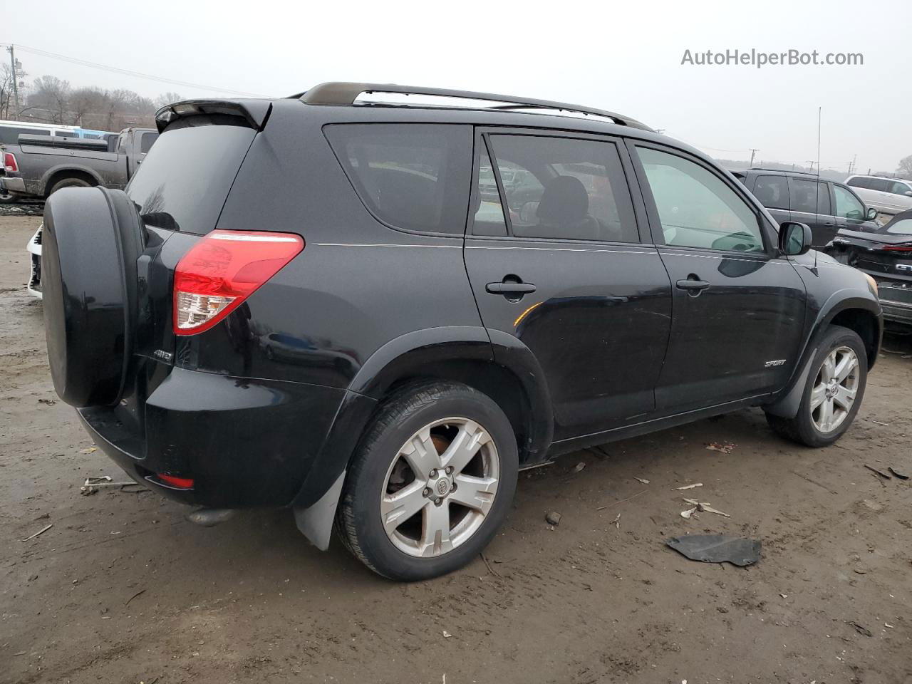 2007 Toyota Rav4 Sport Black vin: JTMBD32V376053029