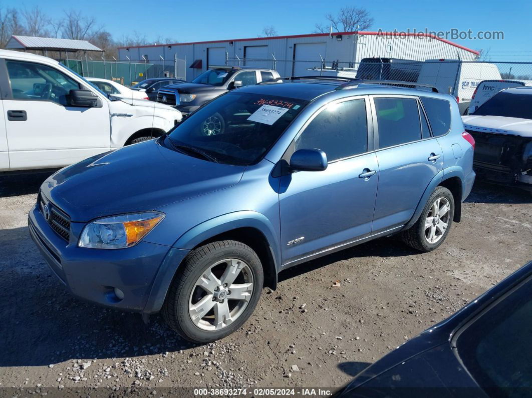 2007 Toyota Rav4 Sport Blue vin: JTMBD32V475087843