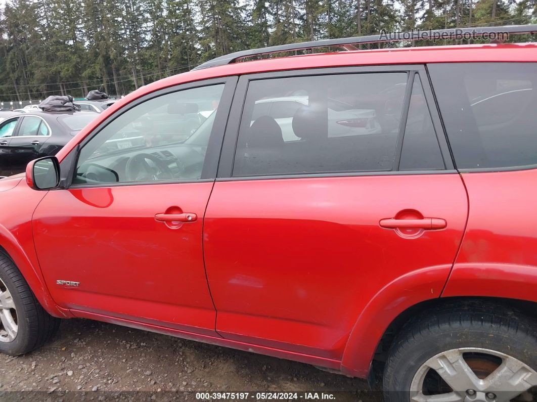 2007 Toyota Rav4 Sport Красный vin: JTMBD32V875092494