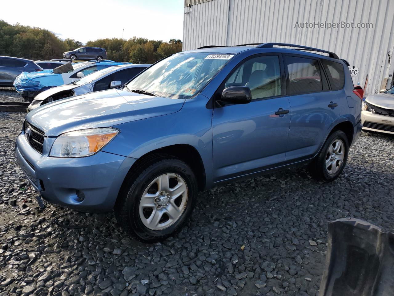 2007 Toyota Rav4  Blue vin: JTMBD33V275078640