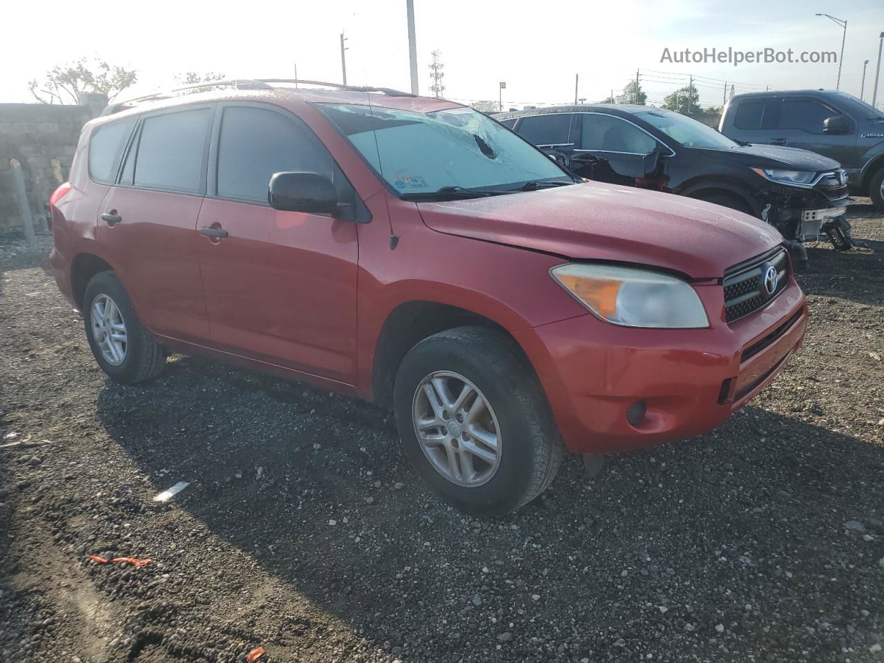 2007 Toyota Rav4  Red vin: JTMBD33V375121530