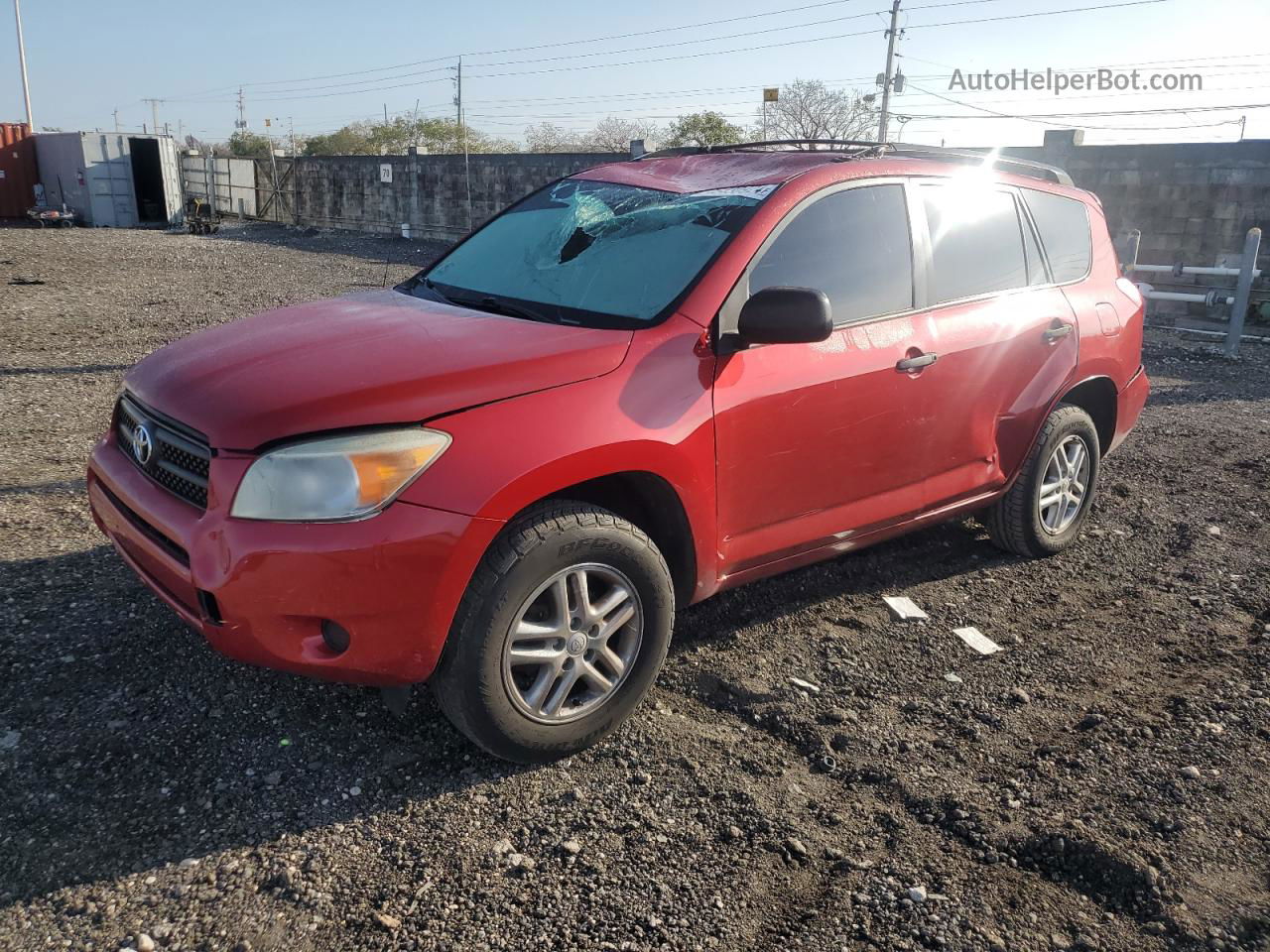 2007 Toyota Rav4  Red vin: JTMBD33V375121530