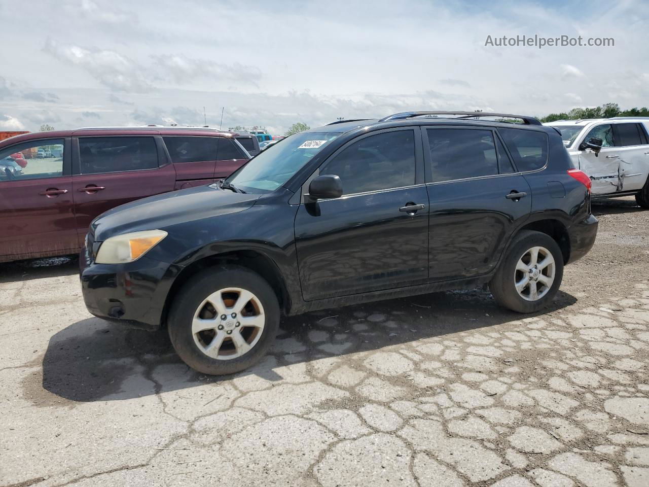 2007 Toyota Rav4  Black vin: JTMBD33V376028727