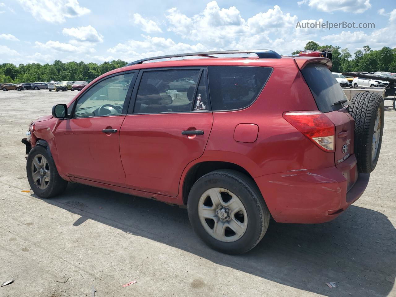 2007 Toyota Rav4 Red vin: JTMBD33V475087405