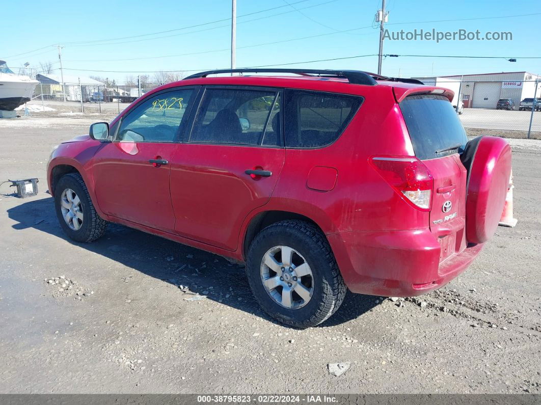 2007 Toyota Rav4   Red vin: JTMBD33V476042426