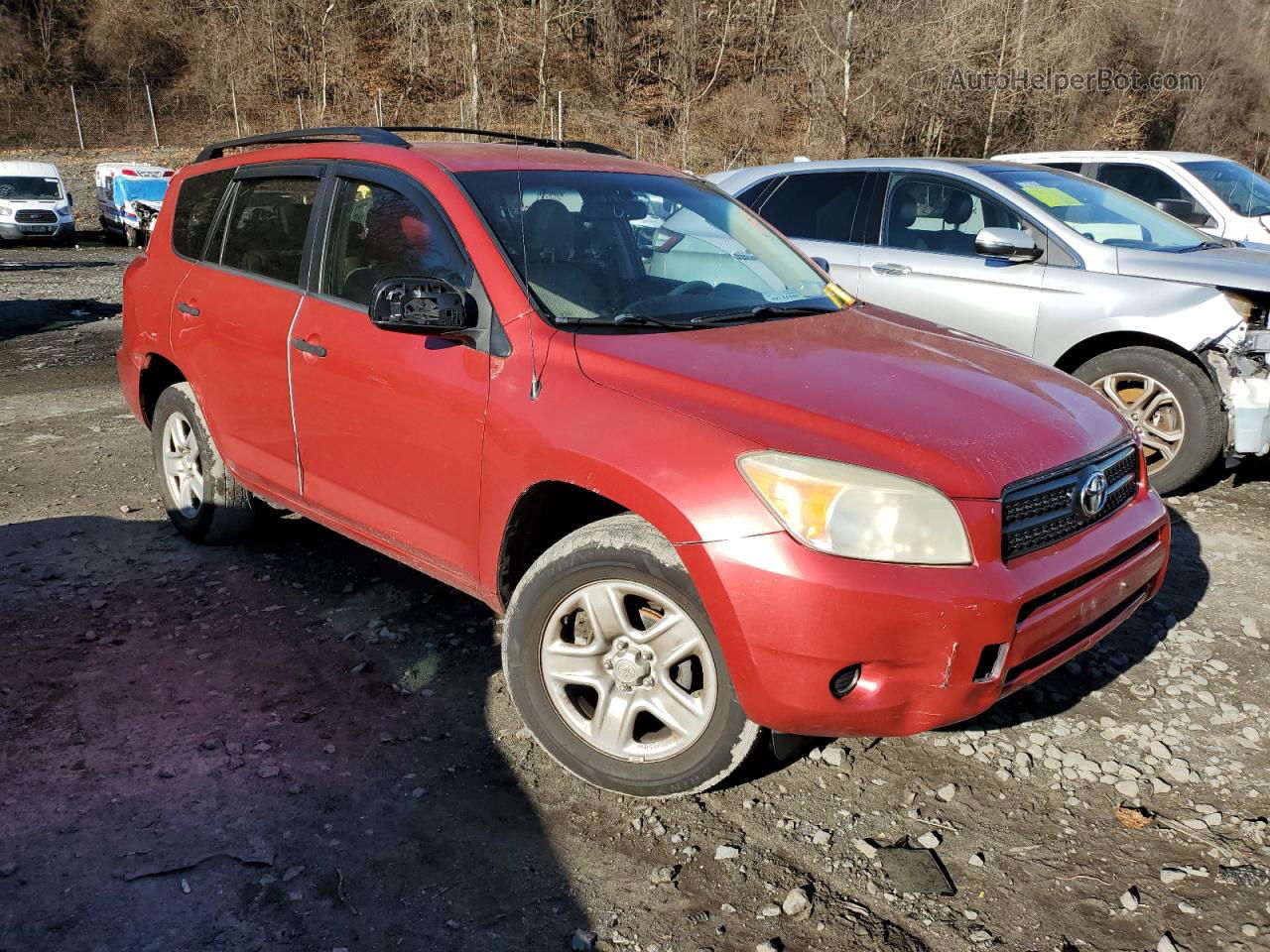 2007 Toyota Rav4  Red vin: JTMBD33V575065669