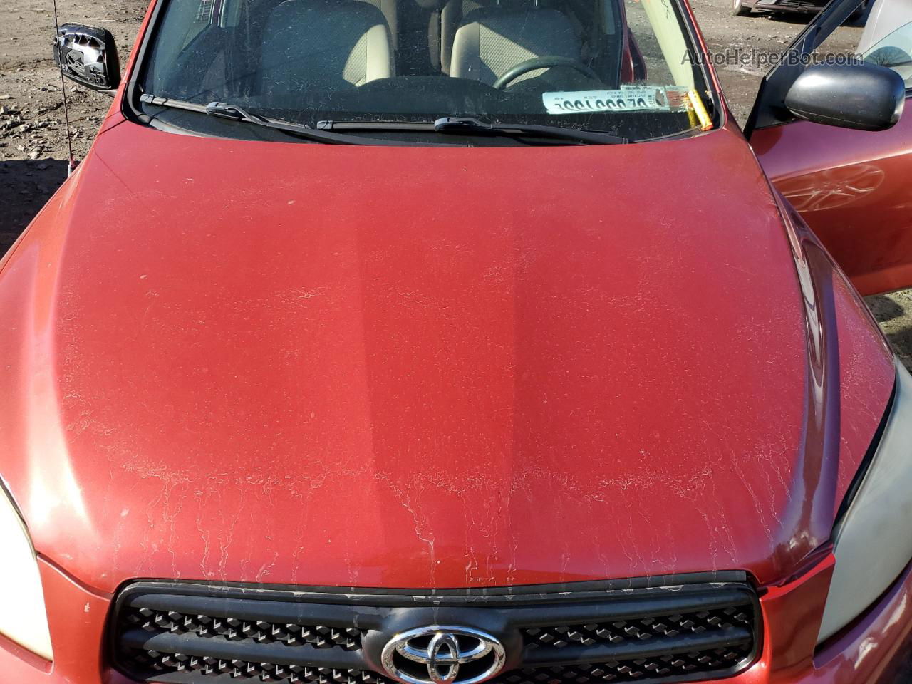 2007 Toyota Rav4  Red vin: JTMBD33V575065669