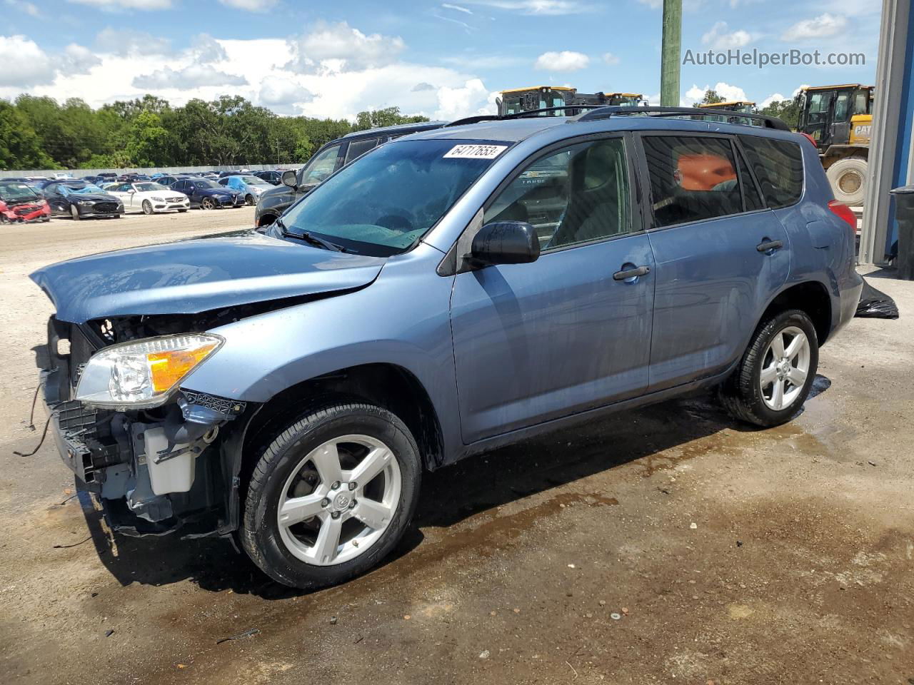 2007 Toyota Rav4  Синий vin: JTMBD33V575082357