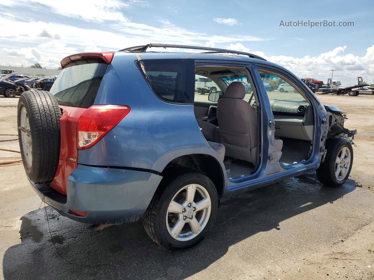 2007 Toyota Rav4  Blue vin: JTMBD33V575082357