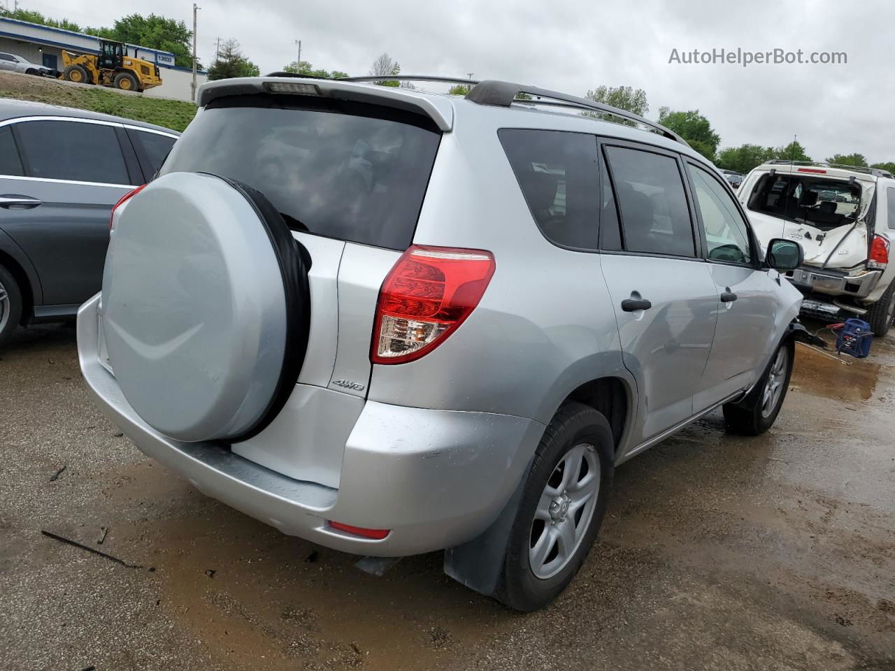 2007 Toyota Rav4  White vin: JTMBD33V576026350