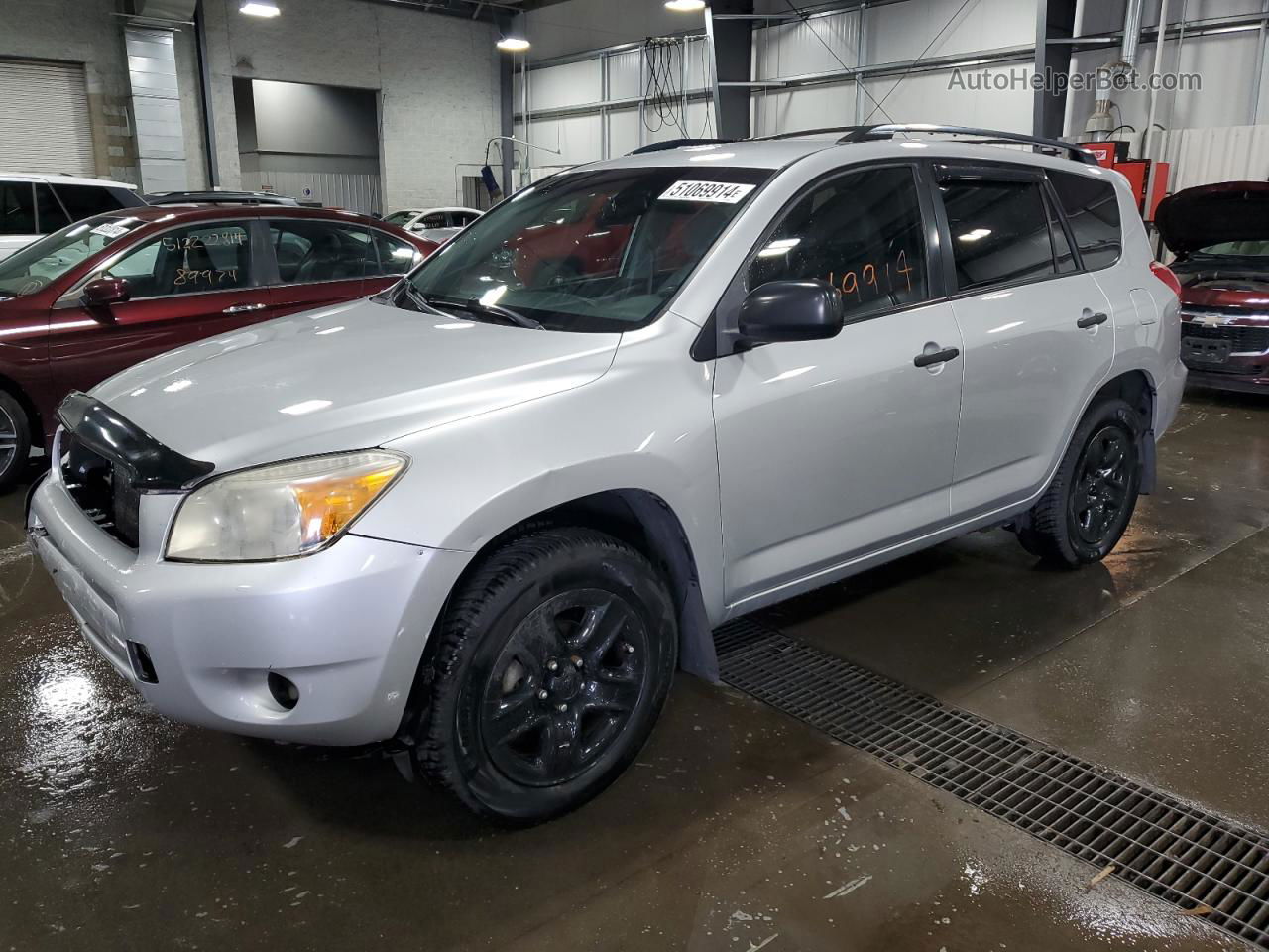 2007 Toyota Rav4  Silver vin: JTMBD33V675098616