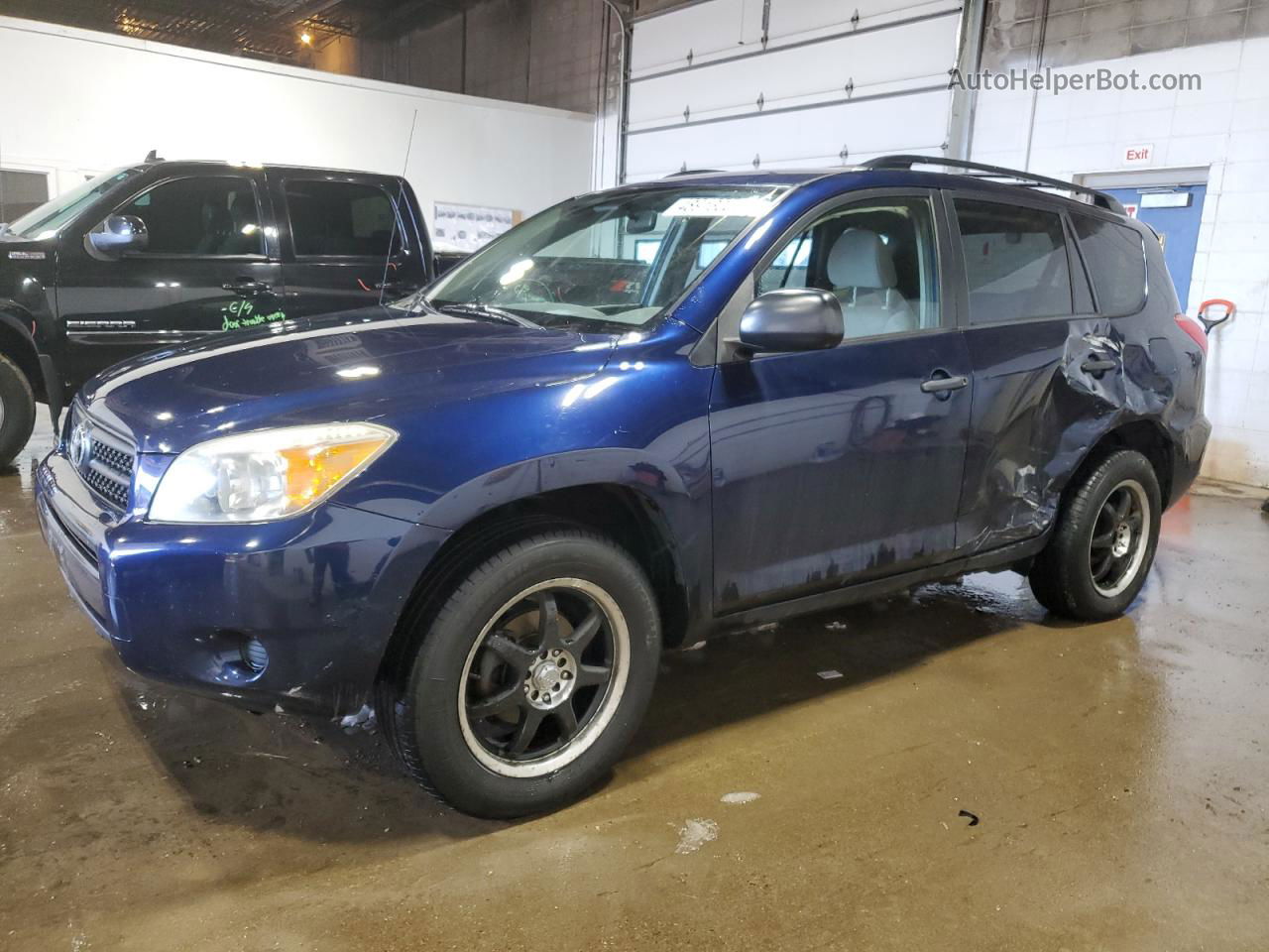 2007 Toyota Rav4  Blue vin: JTMBD33V676027152