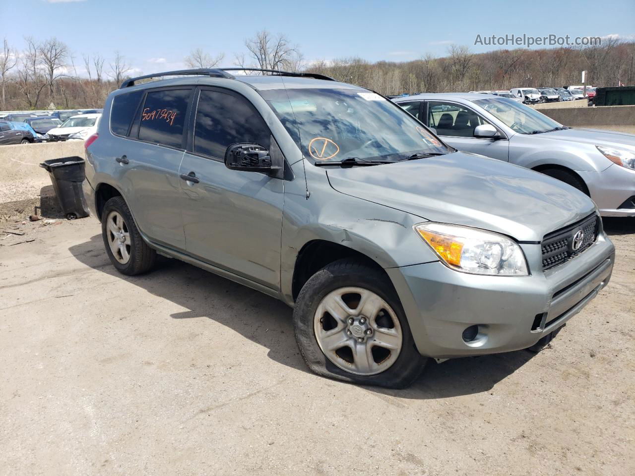 2007 Toyota Rav4  Gray vin: JTMBD33V676032657