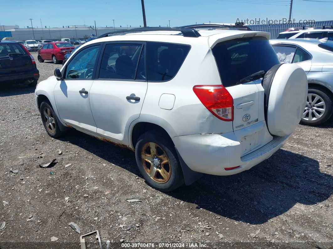 2007 Toyota Rav4   White vin: JTMBD33V775113303