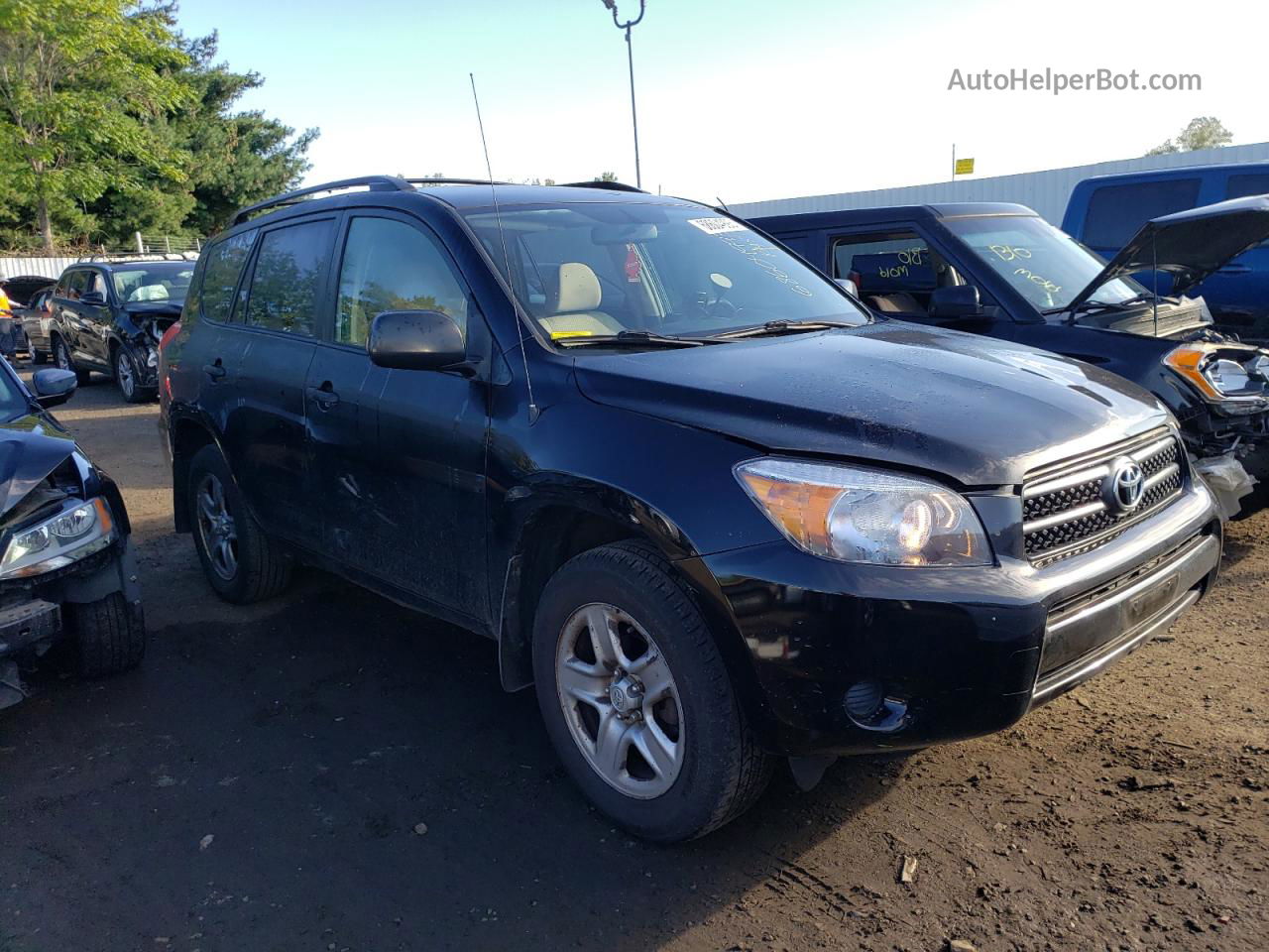 2007 Toyota Rav4  Black vin: JTMBD33V776031128