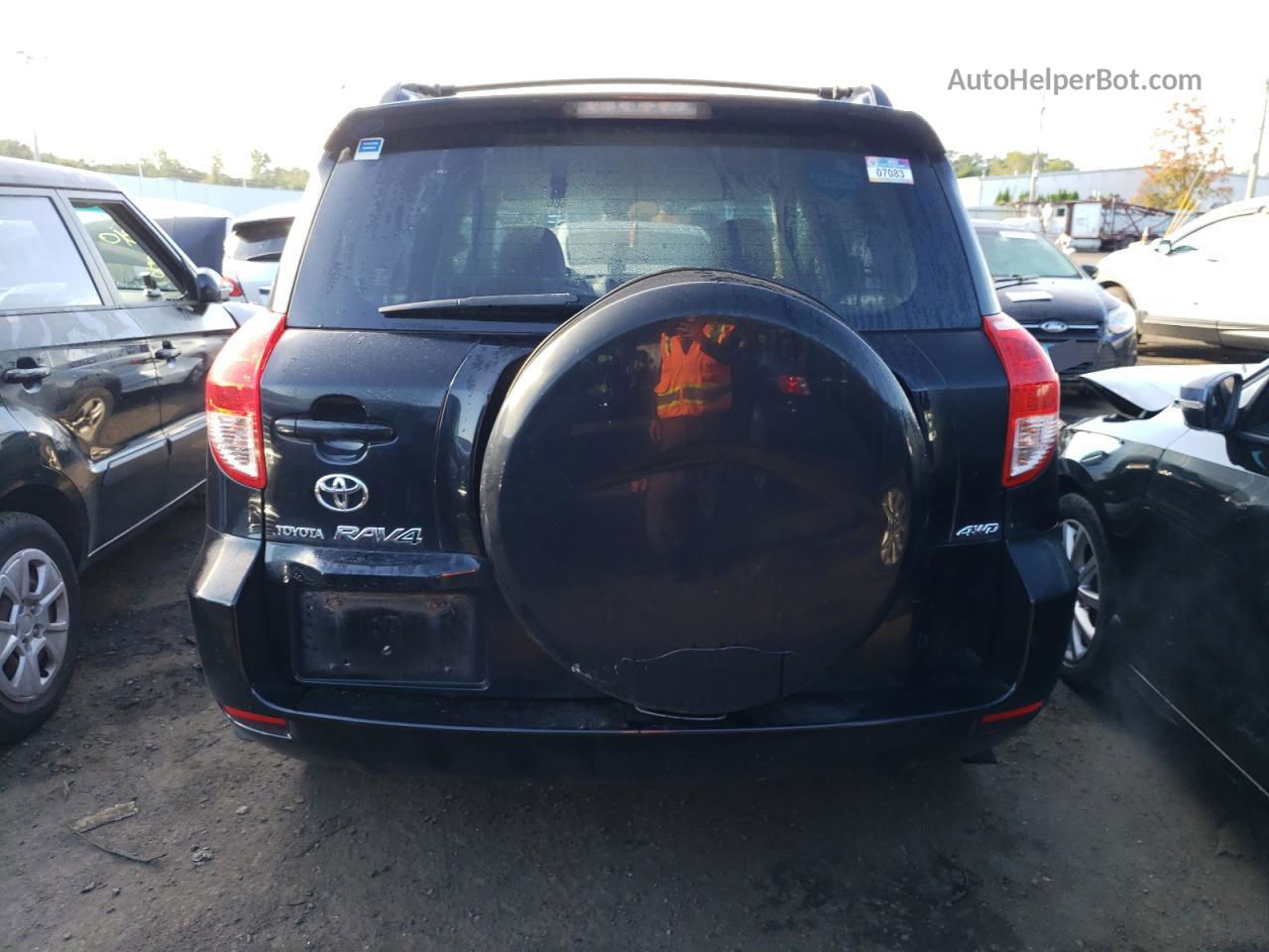 2007 Toyota Rav4  Black vin: JTMBD33V776031128