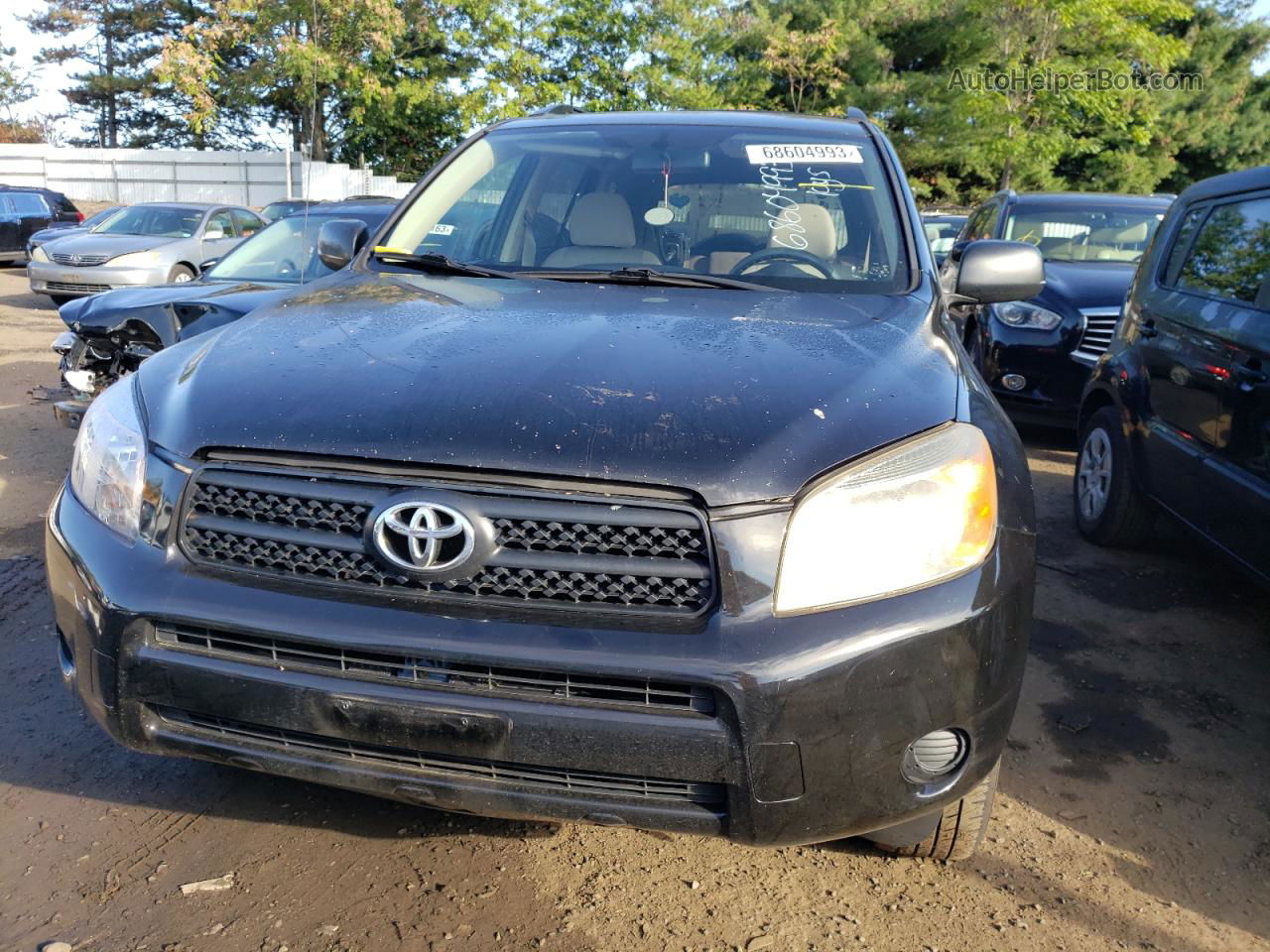 2007 Toyota Rav4  Black vin: JTMBD33V776031128