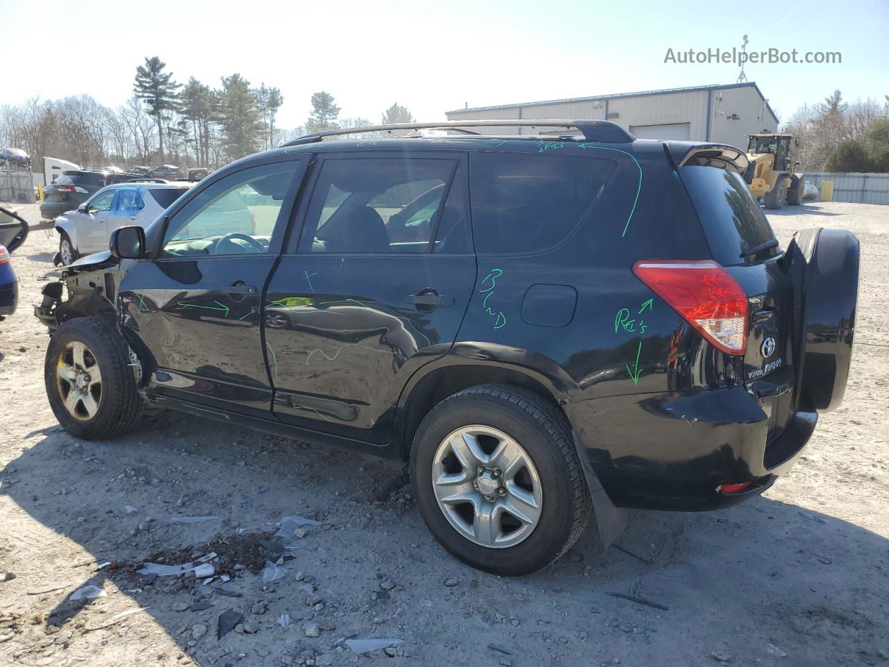 2007 Toyota Rav4  Black vin: JTMBD33V776031971