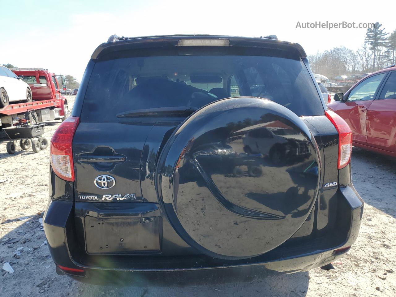 2007 Toyota Rav4  Black vin: JTMBD33V776031971