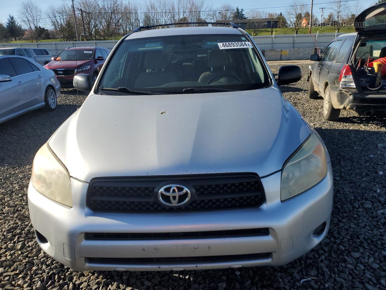 2007 Toyota Rav4  Silver vin: JTMBD33V776032442