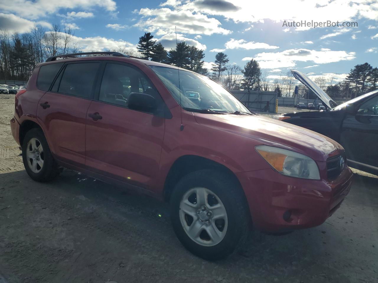 2007 Toyota Rav4  Red vin: JTMBD33V875052835