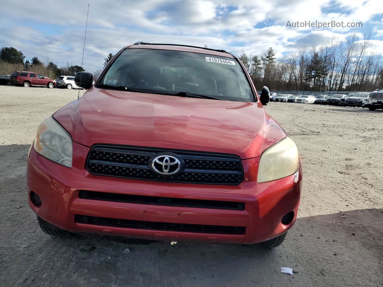 2007 Toyota Rav4  Red vin: JTMBD33V875052835