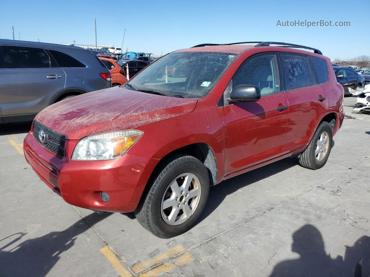 2007 Toyota Rav4  Red vin: JTMBD33V876028951