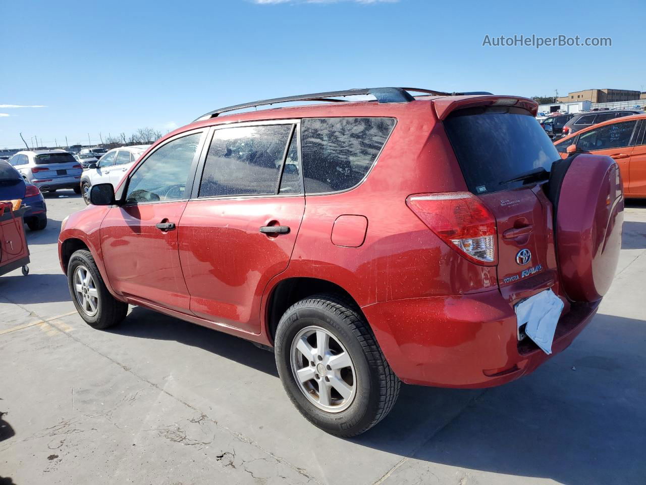 2007 Toyota Rav4  Red vin: JTMBD33V876028951