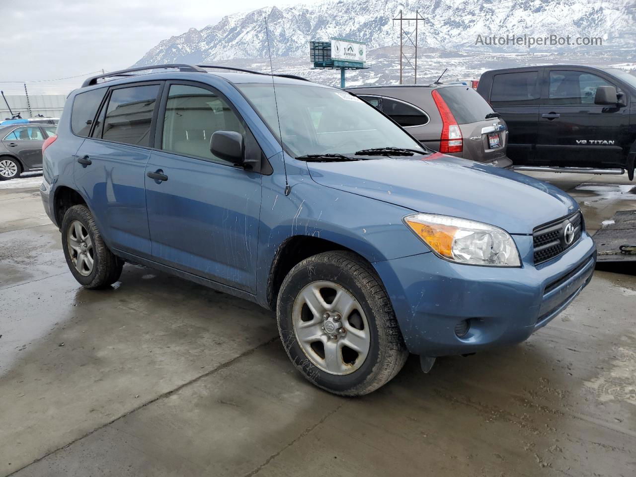 2007 Toyota Rav4  Blue vin: JTMBD33V975076304