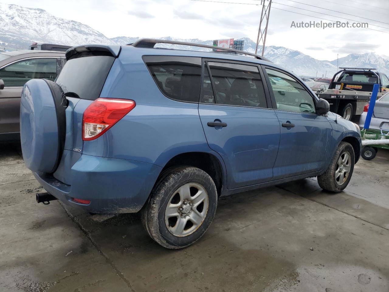 2007 Toyota Rav4  Синий vin: JTMBD33V975076304