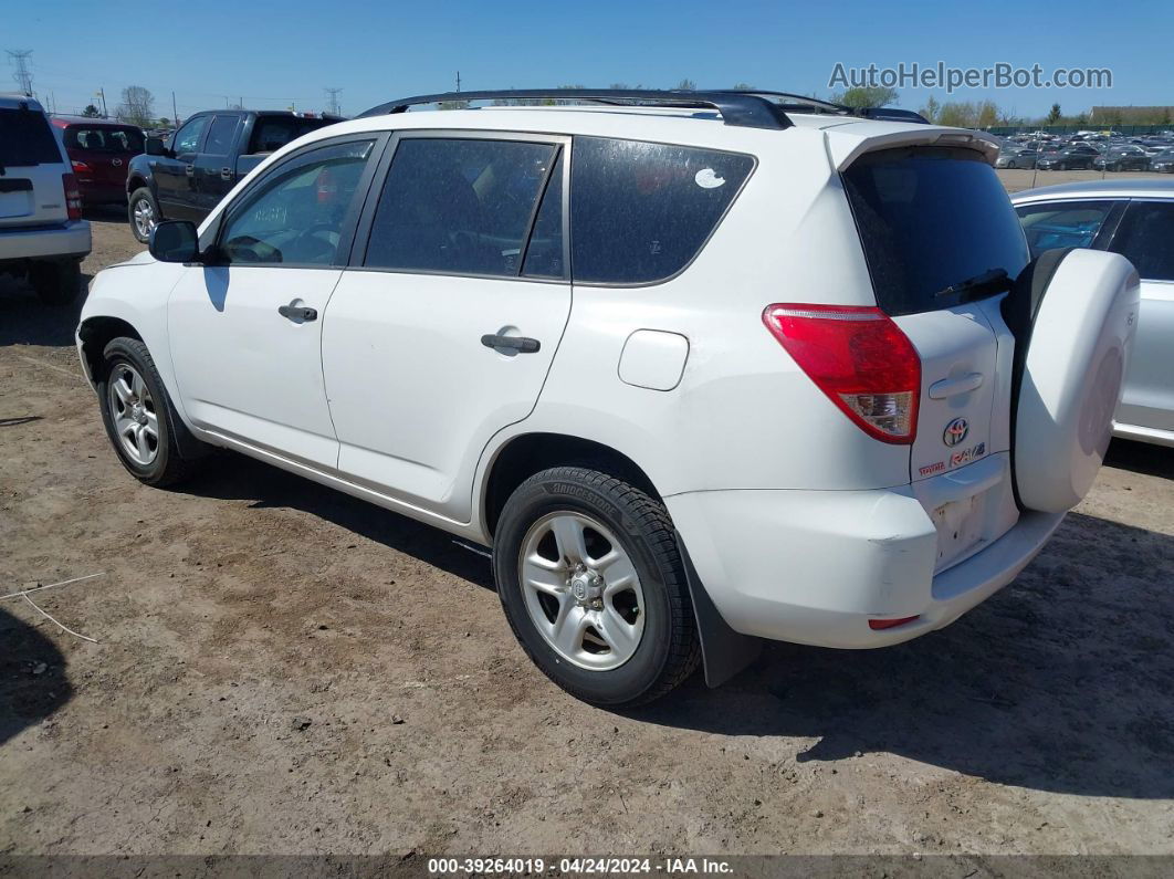 2007 Toyota Rav4   White vin: JTMBD33V975100388