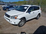 2007 Toyota Rav4   White vin: JTMBD33V975100388