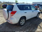 2007 Toyota Rav4   White vin: JTMBD33V975100388