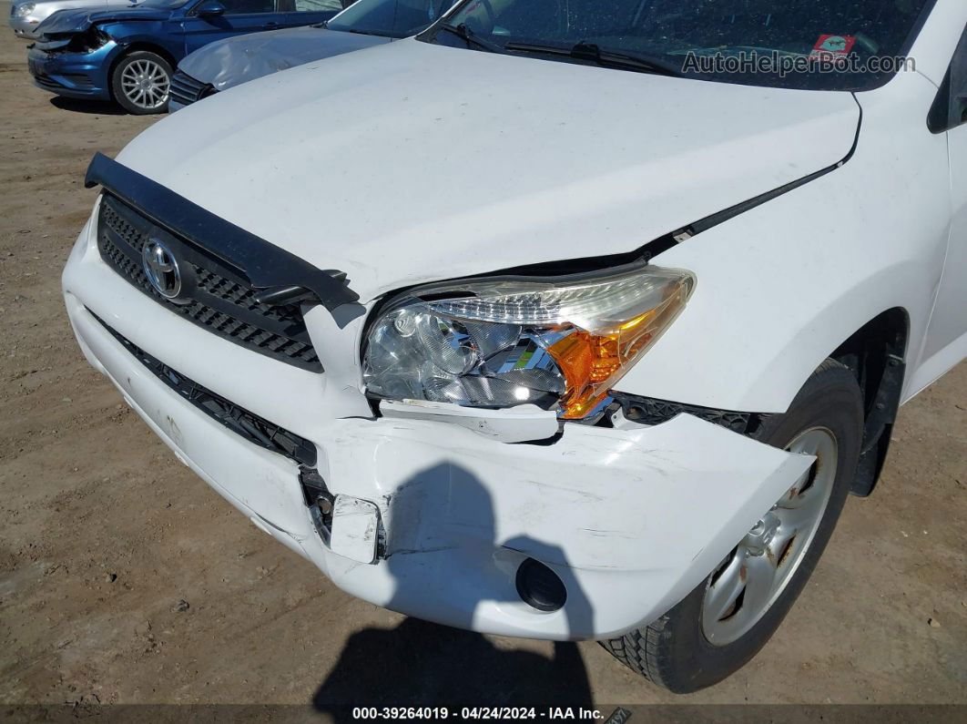 2007 Toyota Rav4   White vin: JTMBD33V975100388