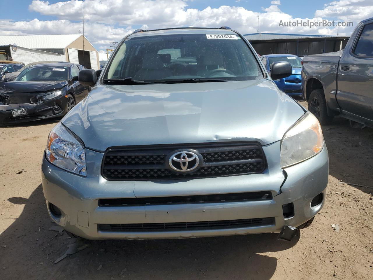 2007 Toyota Rav4  Gray vin: JTMBD33V976027663