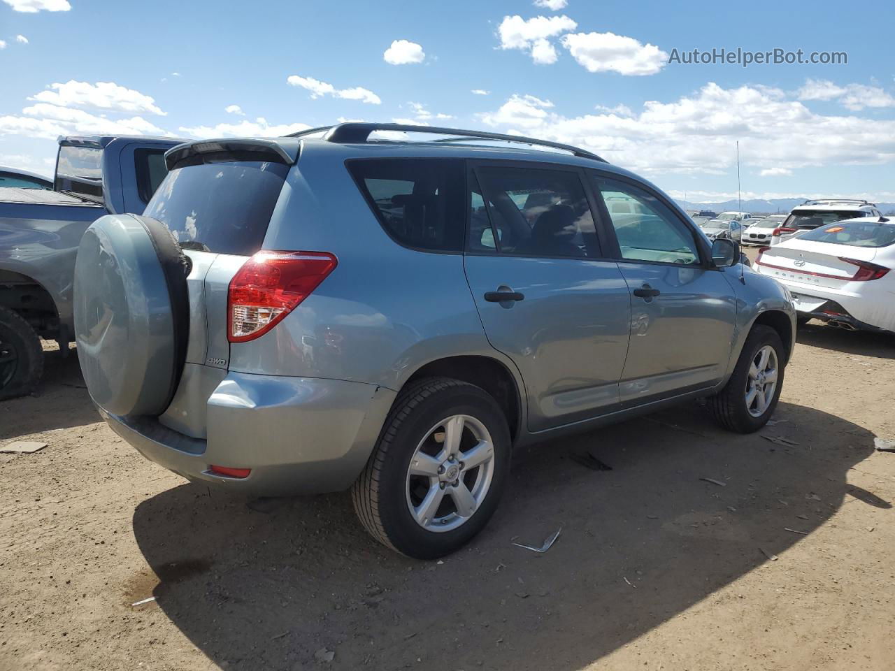 2007 Toyota Rav4  Gray vin: JTMBD33V976027663