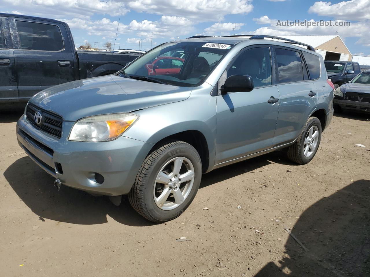 2007 Toyota Rav4  Gray vin: JTMBD33V976027663