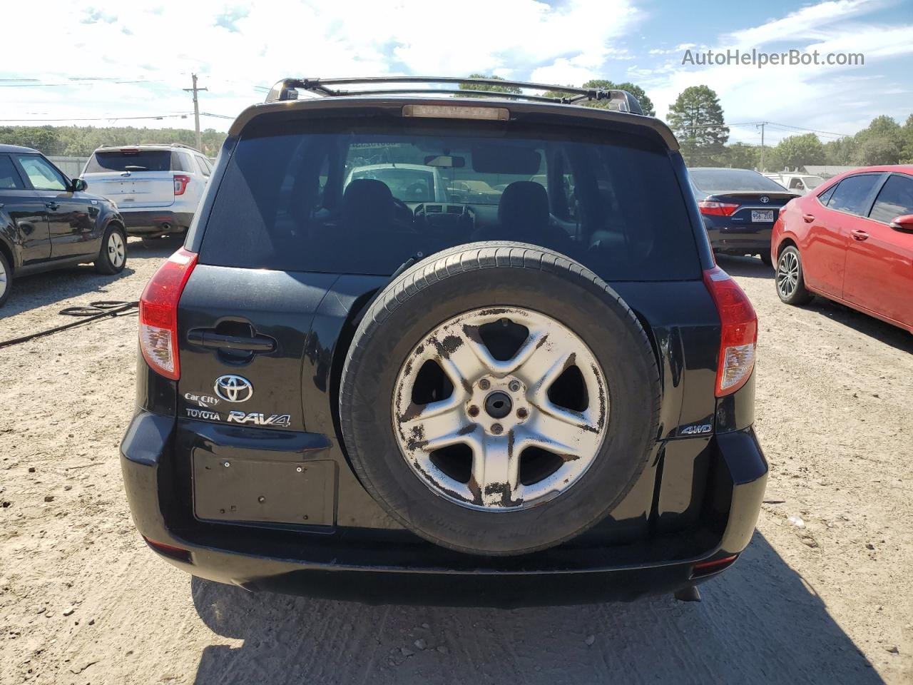 2007 Toyota Rav4  Черный vin: JTMBD33VX75112744