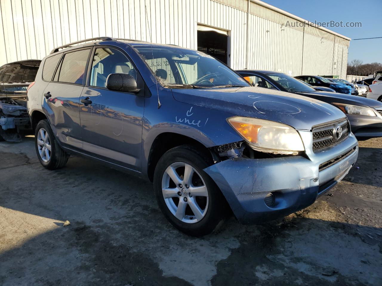 2007 Toyota Rav4  Blue vin: JTMBD33VX75122013