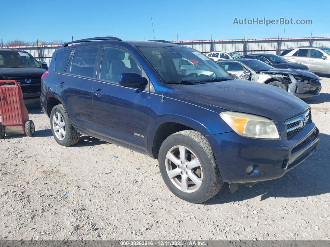 2007 Toyota Rav4 Limited Синий vin: JTMBD34V775088014