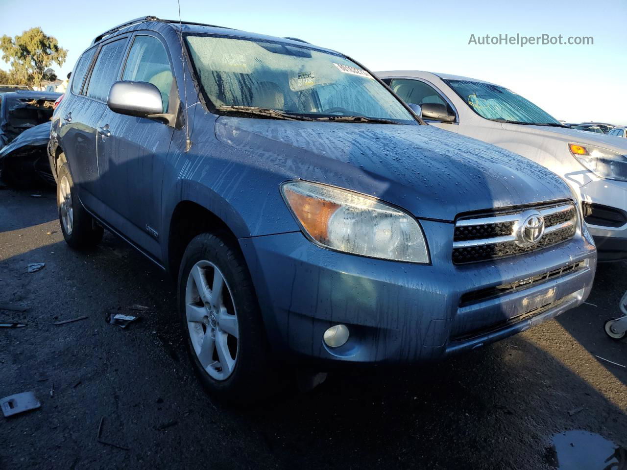 2007 Toyota Rav4 Limited Blue vin: JTMBD34V775090300